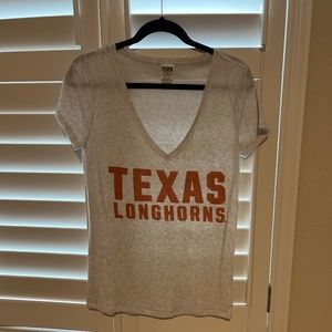 Texas longhorns t shirt, v-neck, short sleeve